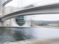 Modern Architecture in Berlin: Bridge over a Serene Lake