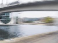 Modern Architecture in Berlin: Bridge over a Serene Lake