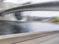 Modern Architecture in Berlin: Bridge over a Serene Lake