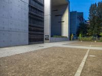 Modern Architecture in Berlin City at Night