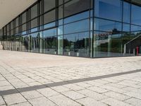 this is the reflection on the glass building glass walls and glass doors are great for a space that is comfortable or untidy for people to sit around