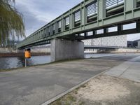 Modern Architecture in Berlin Cityscape with Bridge 001