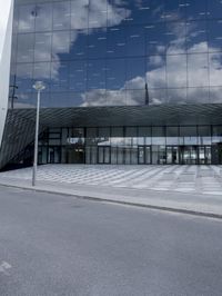 Modern Architecture in Berlin: Facade with Bold Lines