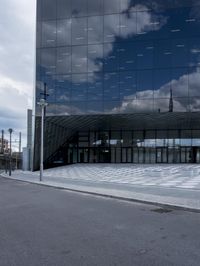 Modern Architecture in Berlin: Facade with Bold Lines