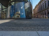 Modern Architecture in Berlin: Glass Wall Shadows