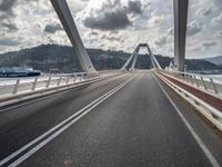 Modern Architecture Bridge on Barcelona's Coastline