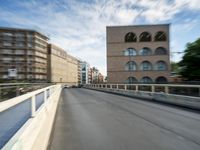 Modern Architecture Bridge in Berlin, Germany