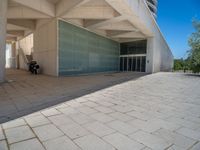 Modern Architecture Bridge in Zaragoza, Spain