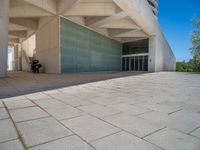 Modern Architecture Bridge in Zaragoza, Spain