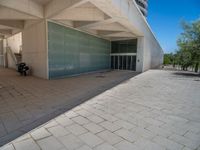 Modern Architecture Bridge in Zaragoza, Spain