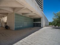 Modern Architecture Bridge in Zaragoza, Spain