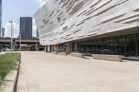 Modern Architecture Building in Downtown Dallas 001