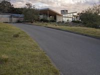 Modern Architecture in California at Dawn