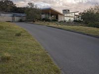 Modern Architecture in California at Dawn