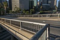 Downtown Los Angeles Skyline at Dawn - Modern Architecture and City Life