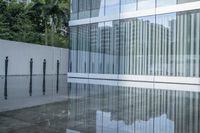 Modern Architecture in the City: Reflections in the Water