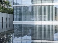 Modern Architecture in the City: Reflections in the Water
