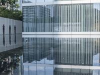 Modern Architecture in the City: Reflections in the Water