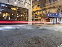 Modern Architecture and Cityscape at Night in Hong Kong