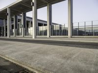 Modern Architecture Cityscape at Transport Hub