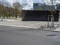 Berlin Cityscape with Modern Architecture and Clear Sky