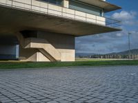 Modern Architecture Along Porto's Coastal Cobblestone