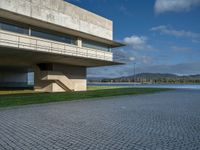 Modern Architecture Along Porto's Coastal Cobblestone