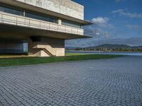 Modern Architecture Along Porto's Coastal Cobblestone