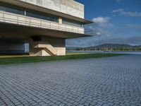 Modern Architecture Along Porto's Coastal Cobblestone