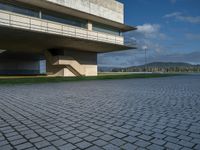 Modern Architecture Along Porto's Coastal Cobblestone