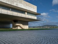 Modern Architecture Along Porto's Coastal Cobblestone