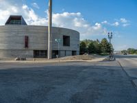 Modern Architecture and Concrete Walls in an Urban Setting