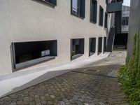 Modern Architecture Courtyard in Porto, Portugal