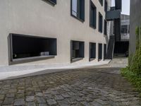 Modern Architecture Courtyard in Porto, Portugal