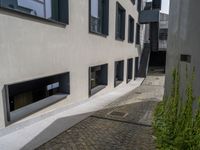 Modern Architecture Courtyard in Porto, Portugal