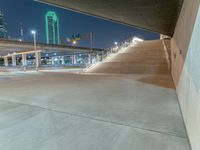 Modern Architecture in Dallas Cityscape at Night