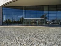 Modern Architecture with Glass Facade in Lisbon, Portugal