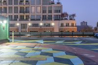 Toronto Cityscape at Dawn with Modern Architecture and Graffiti