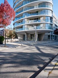 the building is designed like an open area in the city for walking and riding around