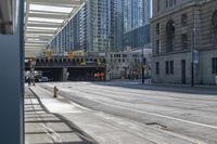 Modern Architecture: High-Rise Building in Downtown Toronto