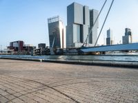 Modern Architecture in Holland - Urban Cityscape with Skyscrapers and Clear Sky