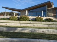 Modern Architecture: A Clear Sky Over the House Property