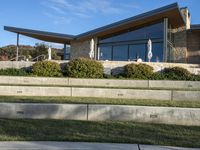 Modern Architecture: A Clear Sky Over the House Property