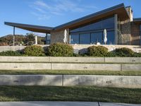 Modern Architecture: A Clear Sky Over the House Property