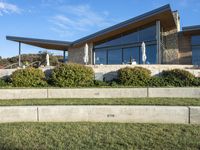 Modern Architecture: A Clear Sky Over the House Property