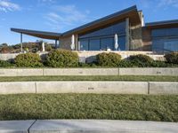 Modern Architecture: A Clear Sky Over the House Property