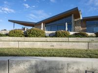 Modern Architecture: A Clear Sky Over the House Property