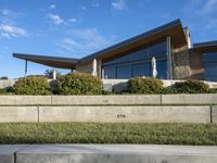 Modern Architecture: A Clear Sky Over the House Property