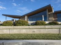 Modern Architecture: A Clear Sky Over the House Property