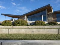 Modern Architecture: A Clear Sky Over the House Property